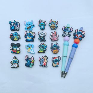 Cross-Border Amazon Best-Selling New Stitch Series Cartoon Beads DIY Loose Beads Wholesale Factory Ready Stock