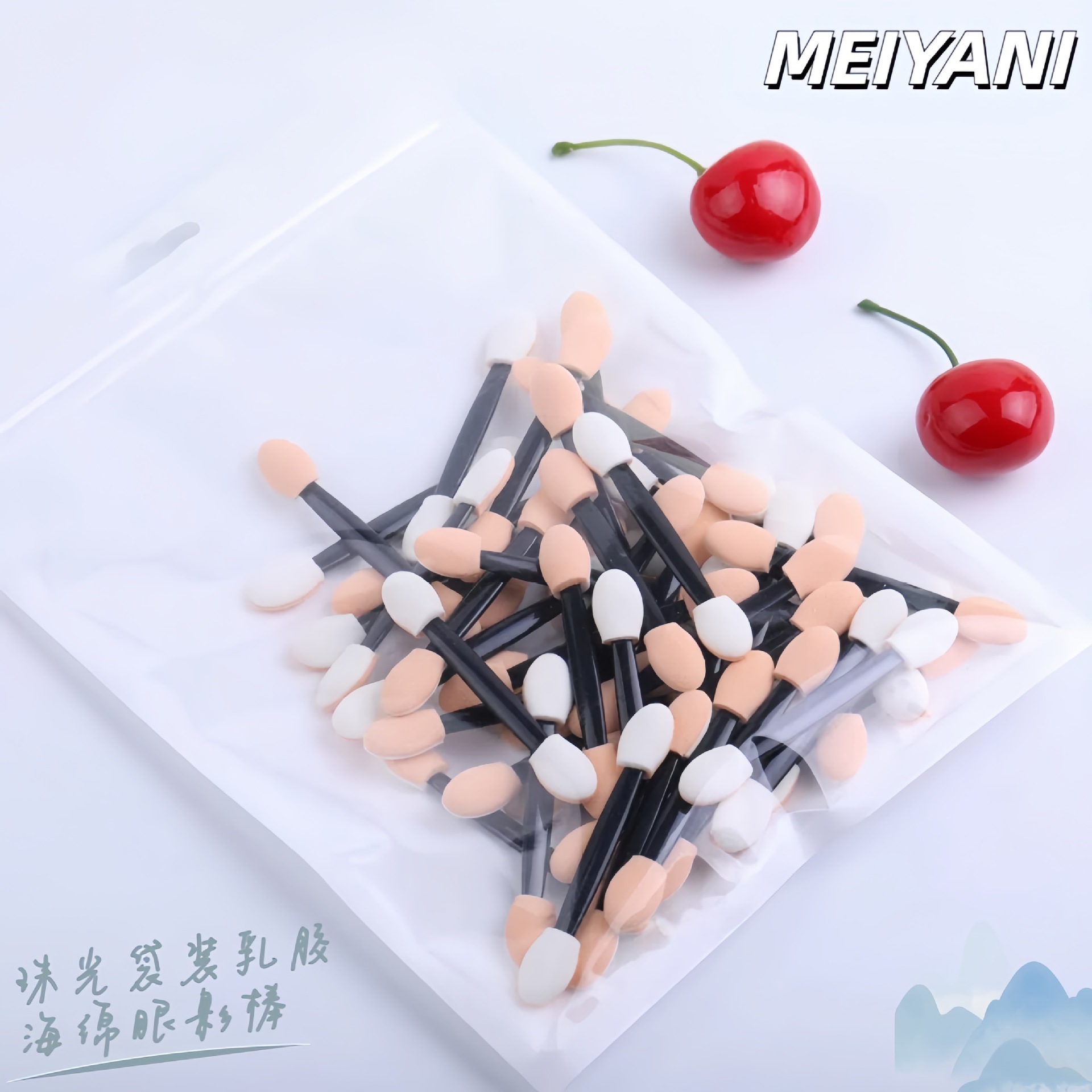 6.5cm pearlescent bag double-ended sponge eyeshadow stick eyeshadow…