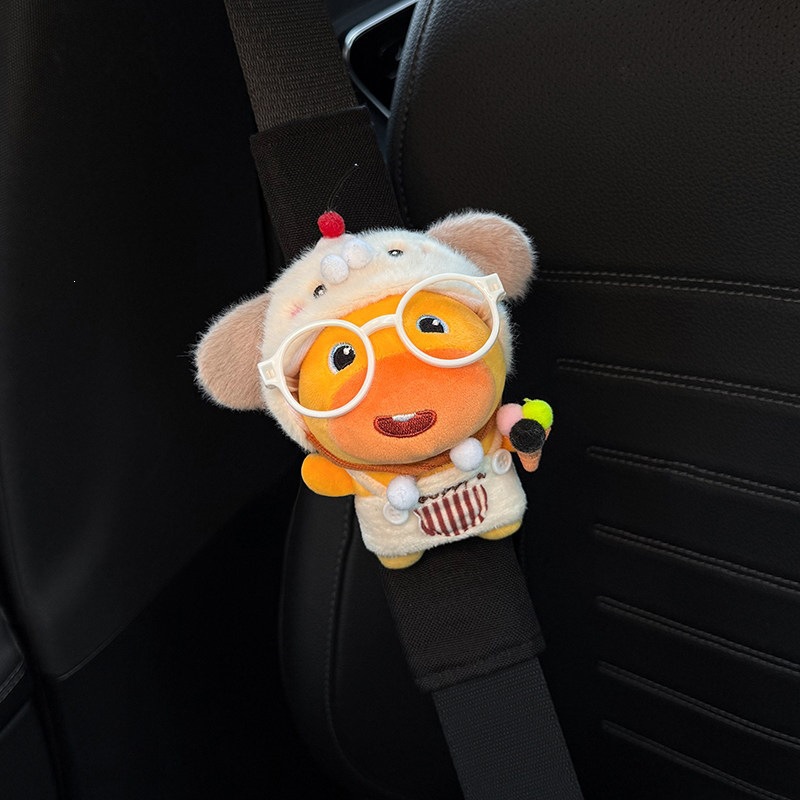 New Lulu Car Seatbelt Shoulder Pad Protector Car Interior Accessory Seatbelt Decoration 2026 Anti-Collision Cover for Women