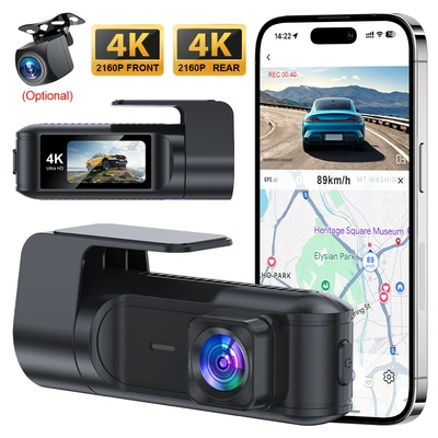Driving recorder and rear dual recording, GPS