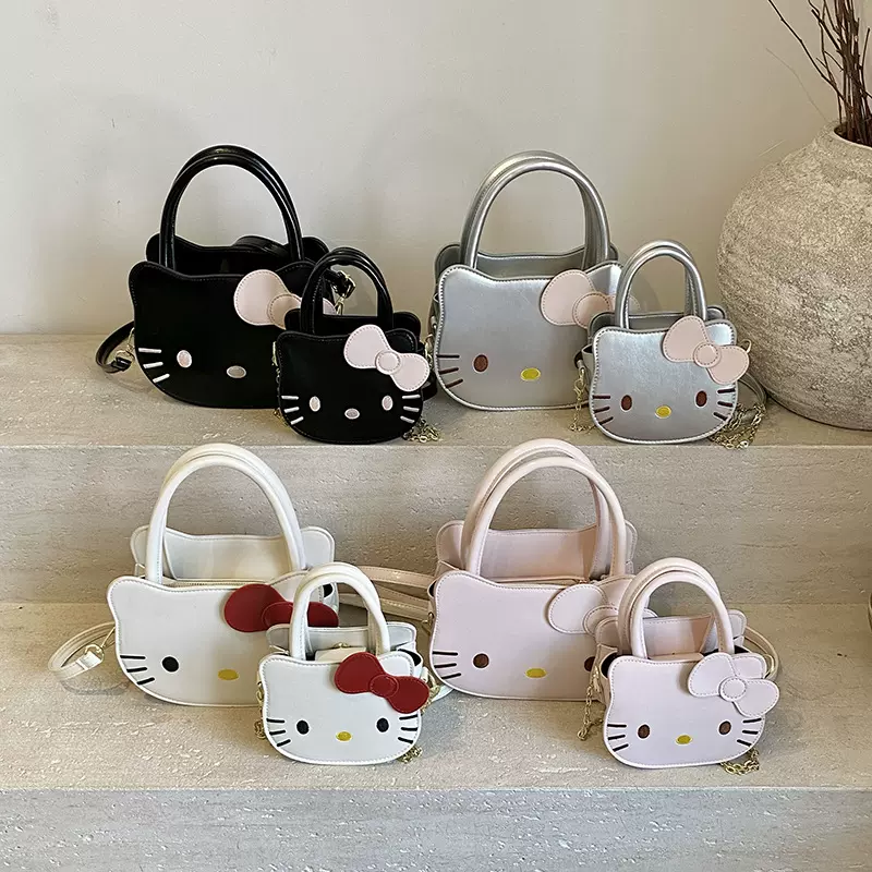 跨境立体可爱猫咪手提迷你女包韩版小众通勤少女单肩斜挎儿童包潮