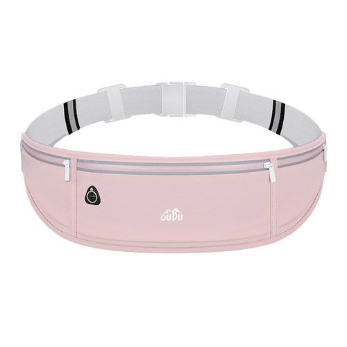 Oudu sports waist bag, running mobile phone bag, men's and women's outdoor equipment waterproof invisible new mini belt bag