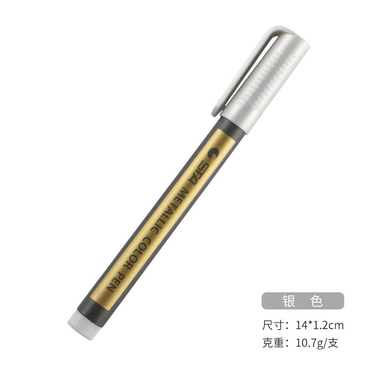 STA 8151 metal acuoso acrílico marcador de pintura marcador de 2 mm rápido secado resaltador impermeable