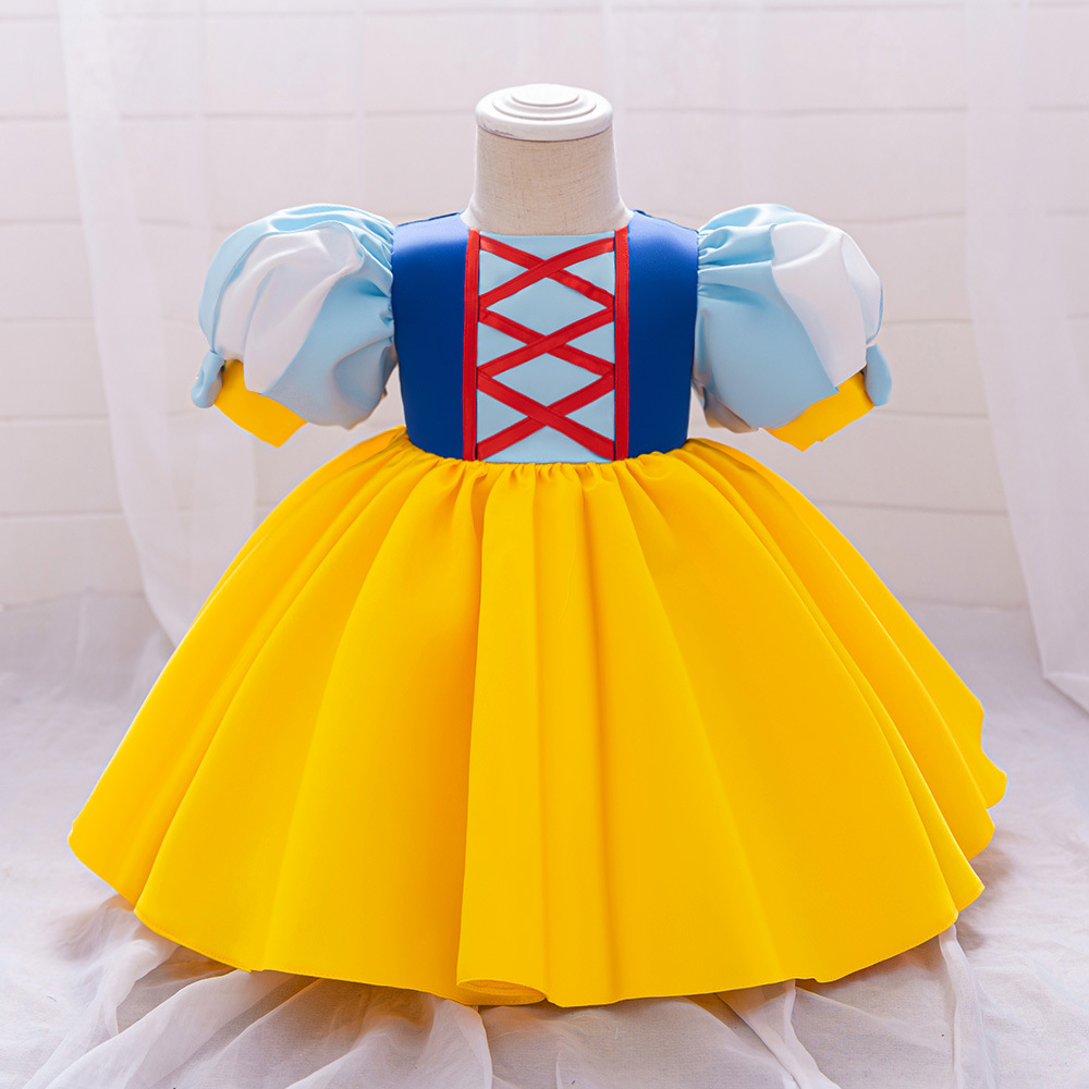 Halloween Dress Up Blancanieves vestido esponjoso vestido de fiesta de cosplay para niñas