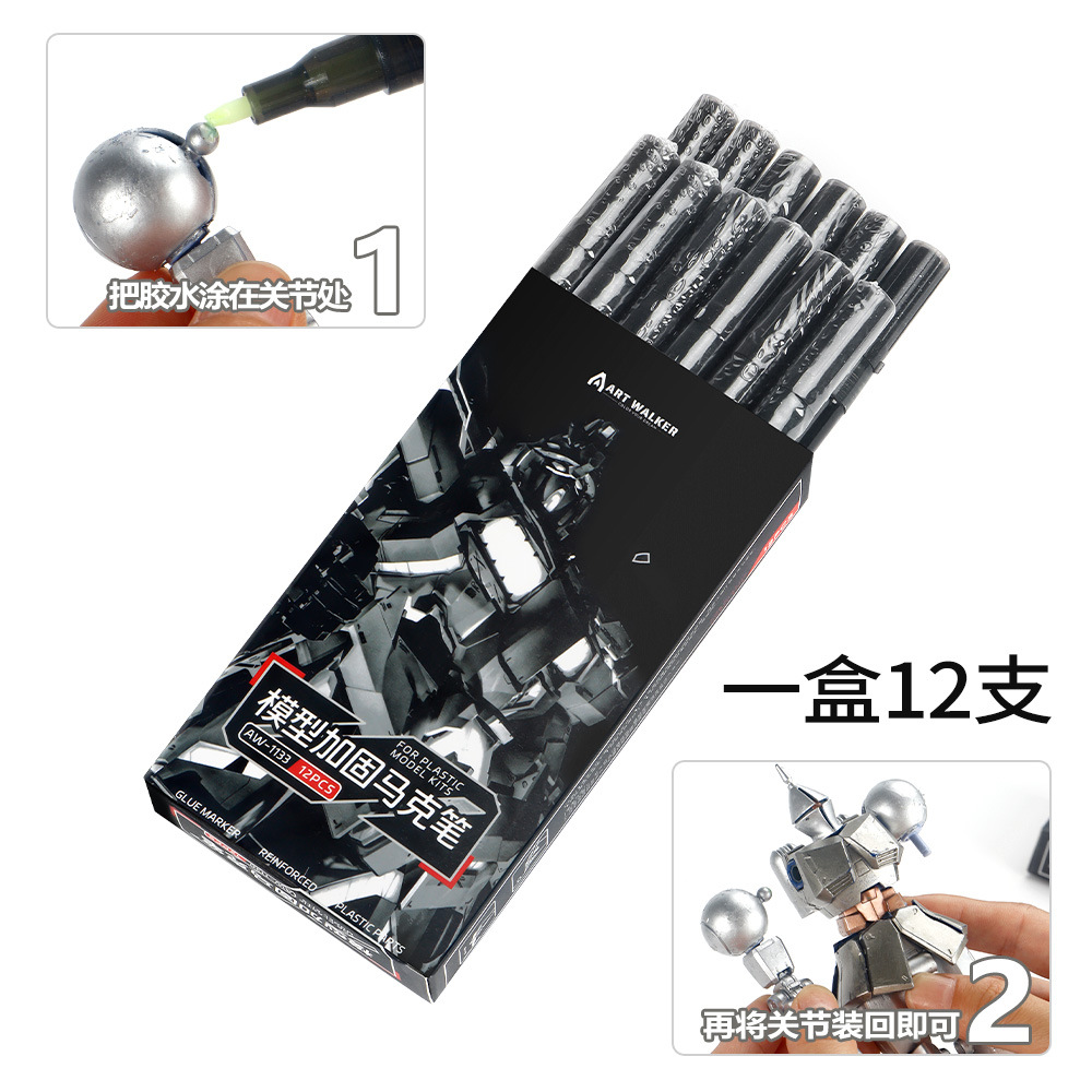 Modelo de pluma de refuerzo de articulación Gundam modelo militar mech combinado ensamblado reparación de pluma de pegamento de alta viscosidad dañada