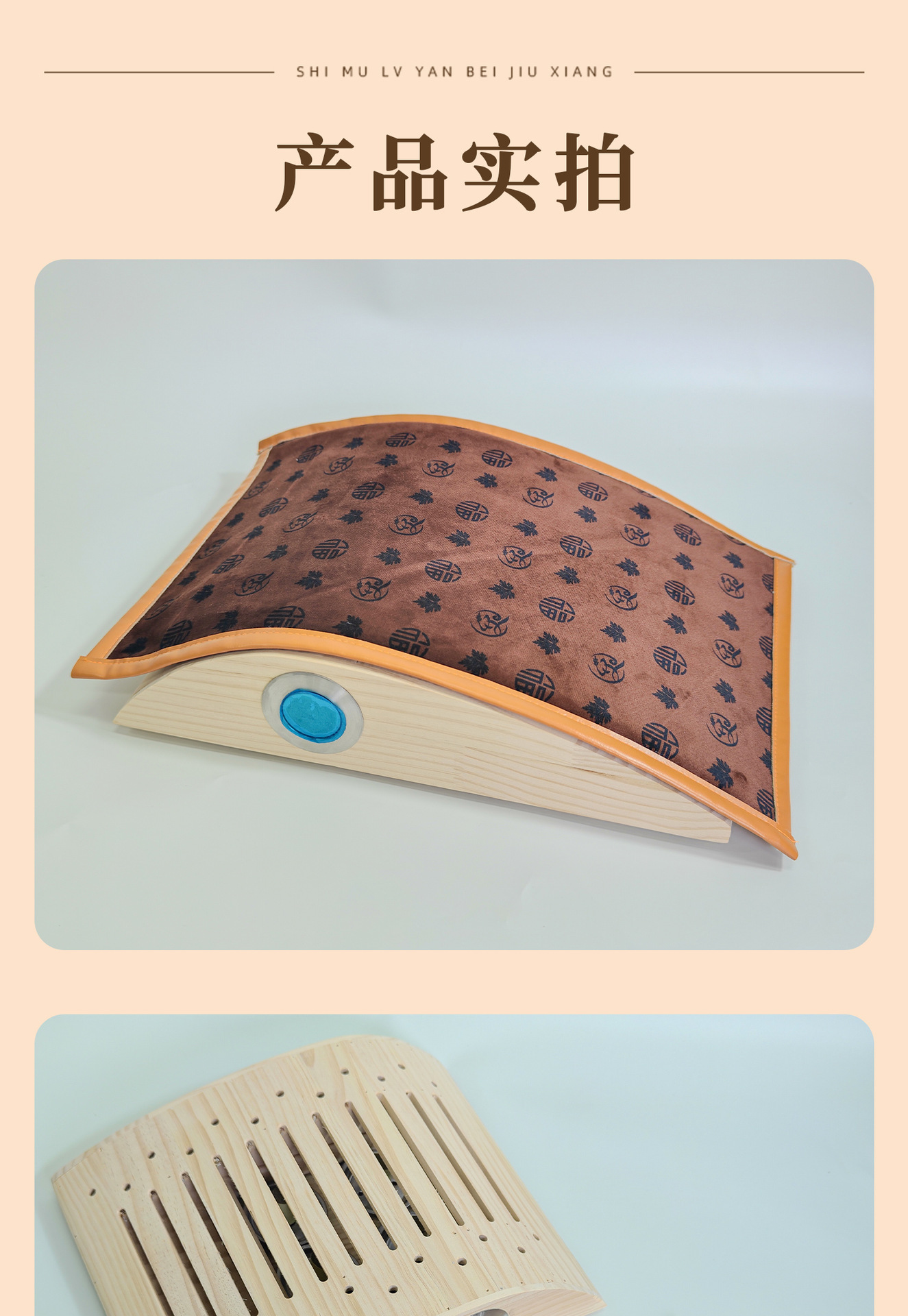 Wooden Moxibustion Box Solid Pine Moxa Burner for Shoulder Neck Waist Back Full Body Home Wellness with 60 Moxa Cones preparation