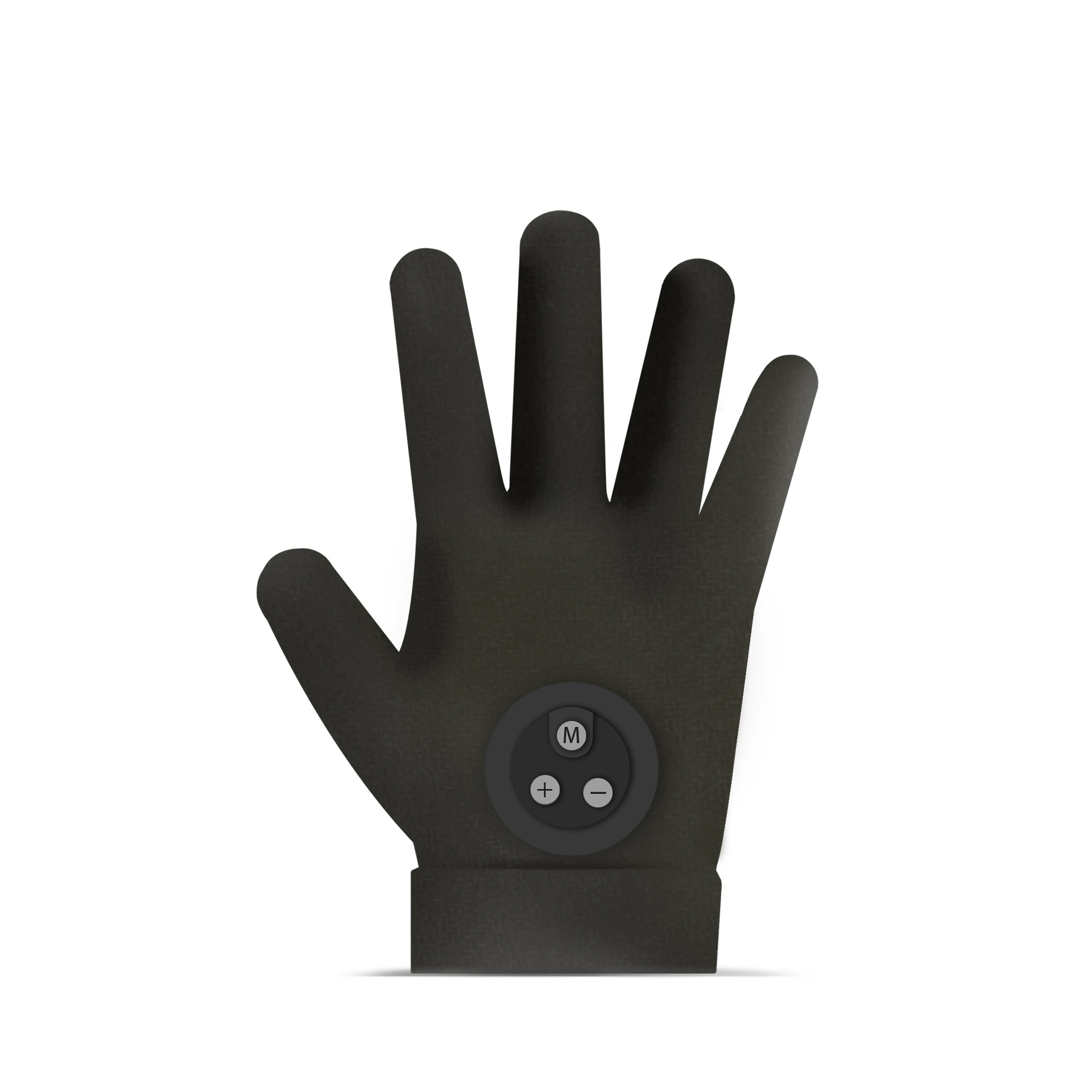 EMS massage gloves, cosmetic/professional, black, multiple host options