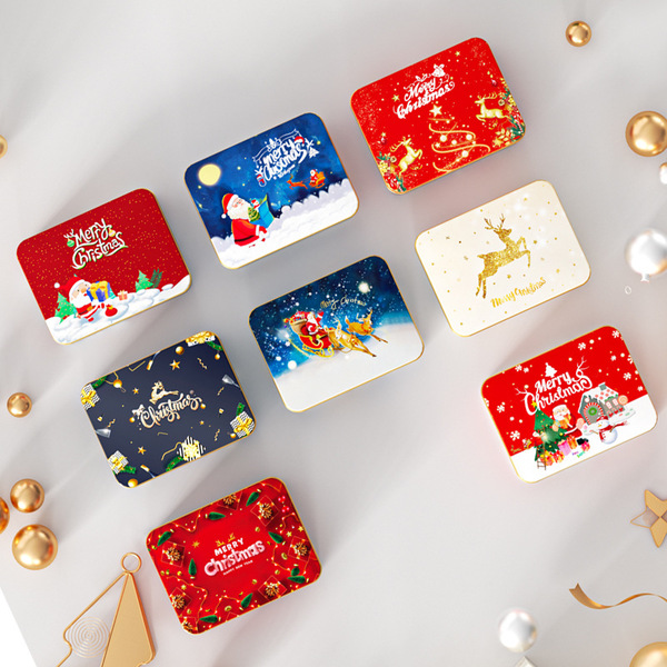 rectangular compact tin box