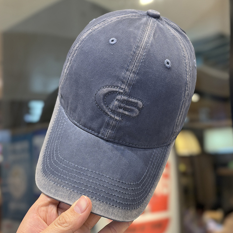 Sombrero de cabeza grande, gorra de lengua de goma, gorra de primavera y otoño para mujeres, sombrero de sombrero de béisbol en línea coreano