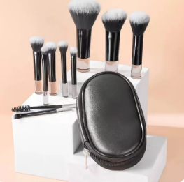 10 piezas MINI pinceles de maquillaje traje portátil Fundación sombra de ojos cepillo de pestañas herramientas de belleza compacto cepillo de maquillaje al por mayor