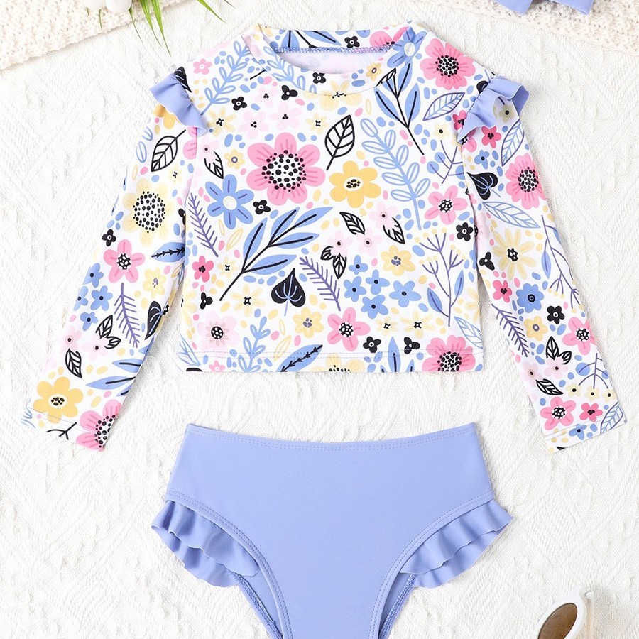 Children's split cute long-sleeve