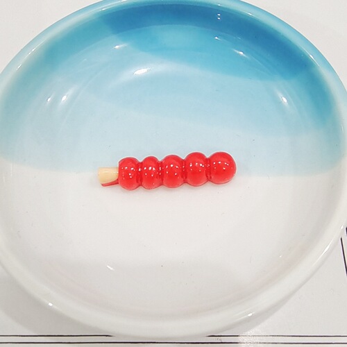 Resin candied haws doll house cartoon New Year accessories DIY homemade handmade mobile phone case material package hair clip head rope