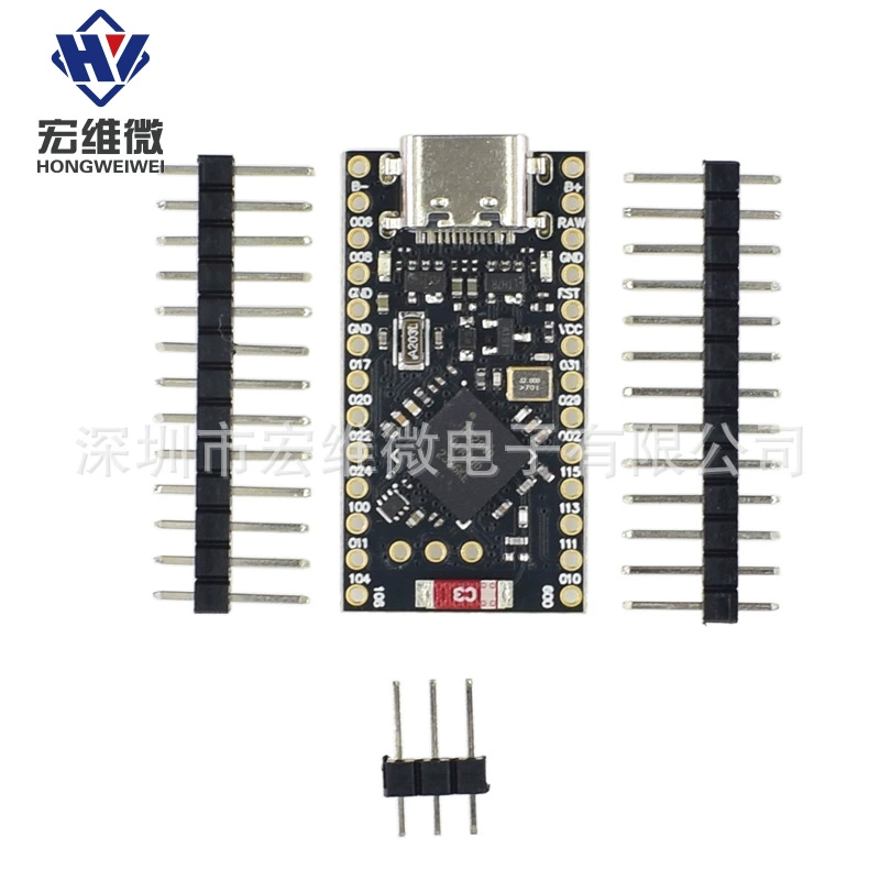 Плата разработки ProMicro NRF52840, совместимая с nice!nano V2.0, синяя
