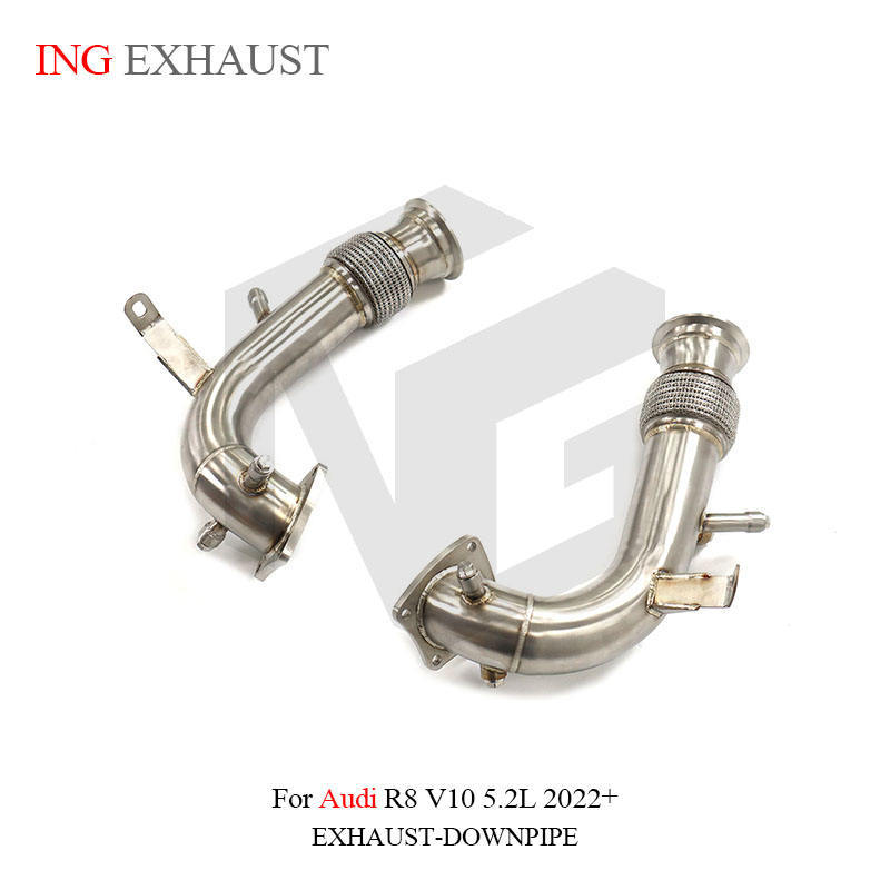 Suitable for Audi R8 V10 5.2l 2022 + stainless steel exhaust OPF straight pipe