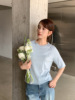 26ye050 blue short sleeves