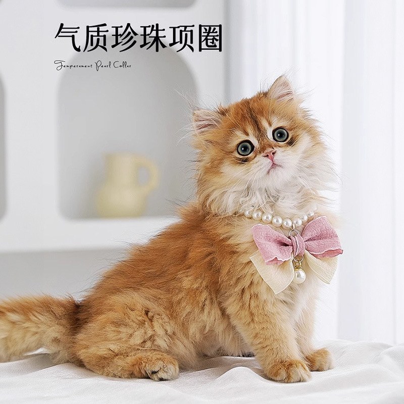 Gato collar decoraciones mascotas lindo cuello bufanda paño muñeca gato gatito ajustable verano gato collar