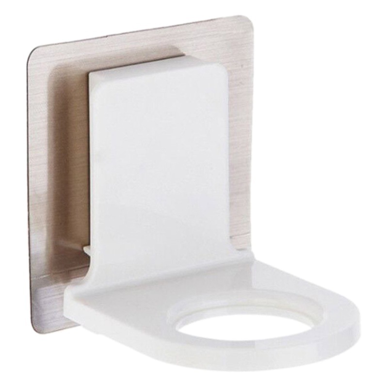 Casa de baño de almacenamiento de gel de ducha de baño montado en la pared champú desinfectante de manos sin fisuras gancho de rack