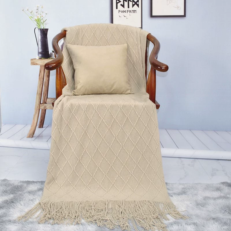 Pillow, sofa, knitted pillowcase for bedroom, wholesale