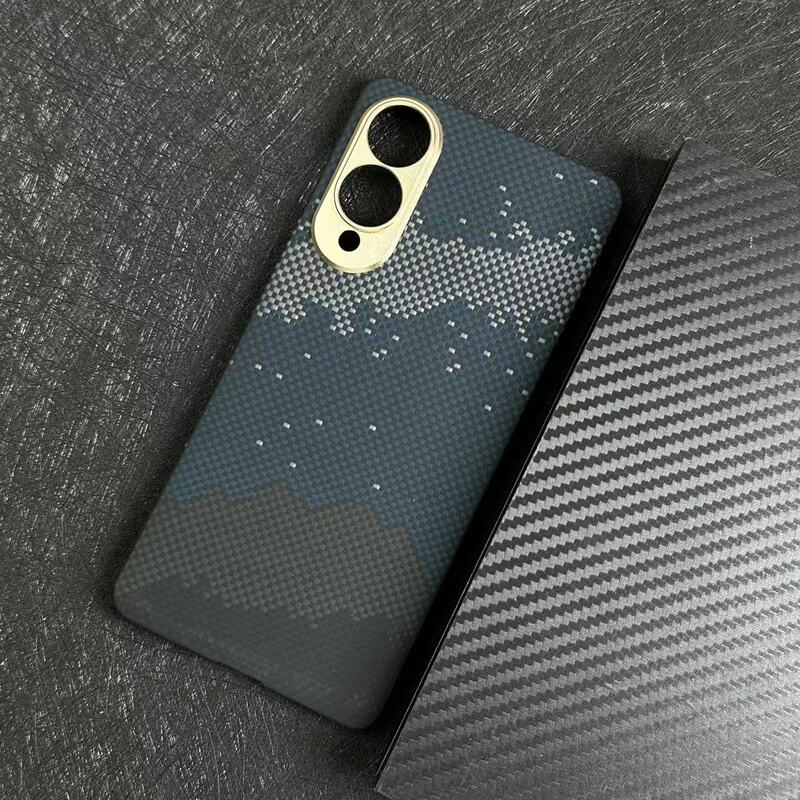 新型の日没はサムスンs 25edgeのケブラーの携帯電話の携帯電話の薄いビジネスs 25edgeの保護カバーの磁気吸引を適用します。|undefined