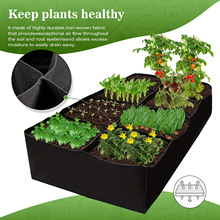 E 38801 Thickened Felt Square Eight Pocket Plant Bag �Ӻ�ë