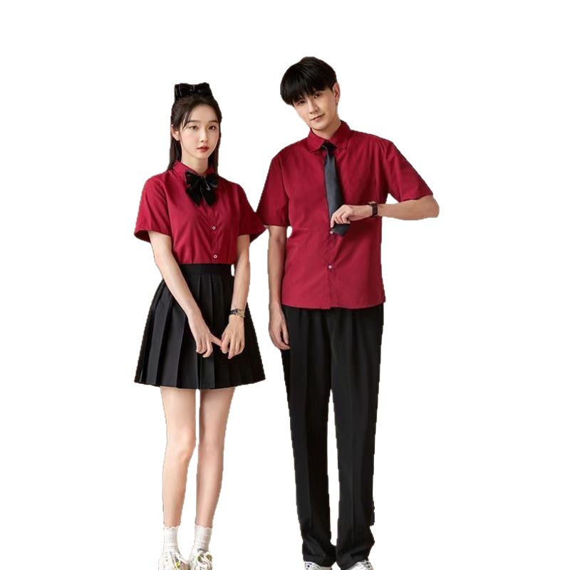合唱演出服初中小学生六年级五四红歌比赛诗歌朗诵毕业班服高中生