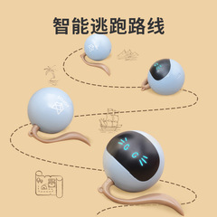 FOFOS Two Lucky Ape Magic Ball Cat Toys Electric Smart Cat Teaser for Kitten Toys to Entertain and Entertain Themselves