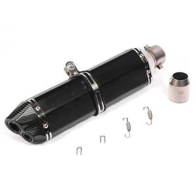 Little Ninja 250, Yongyuan 350R25/R3, Exhaust pipe - 16-double-tail-lengthened-small-hexagon-black