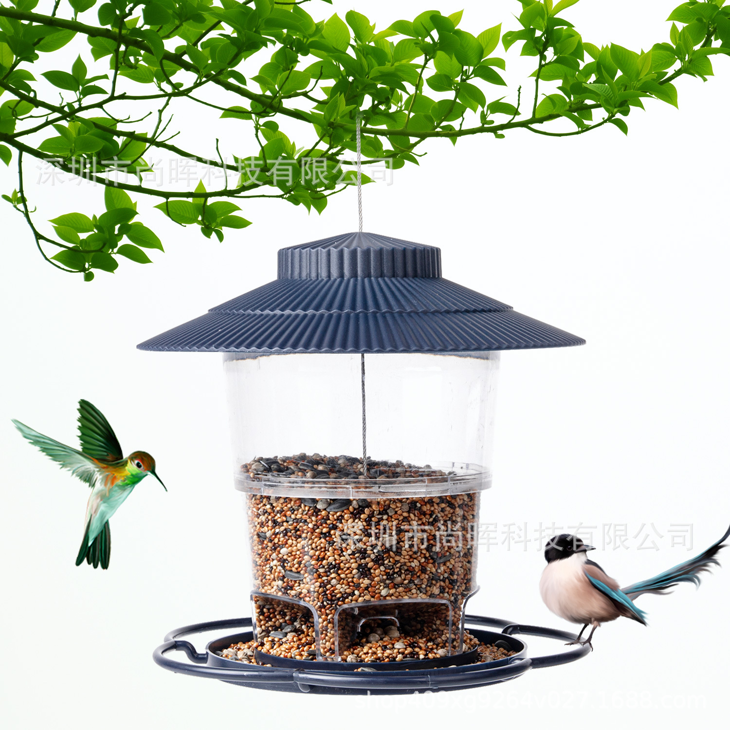 New outdoor garden suspension bird feeder Amazon anti -pine hook…