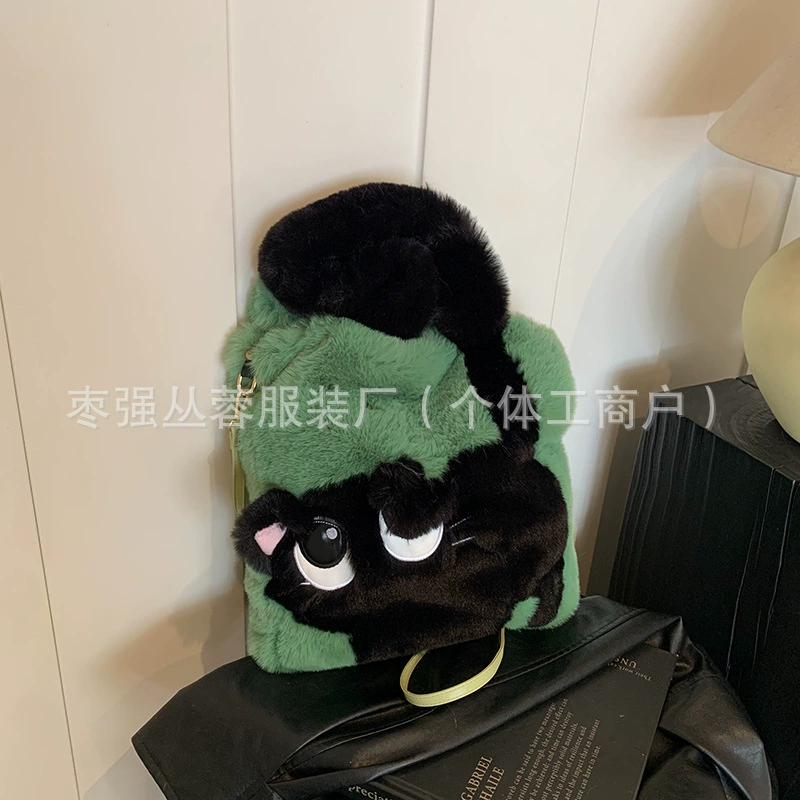 Capacious demi-season cartoon shoulder bag, (Cross-border trading)