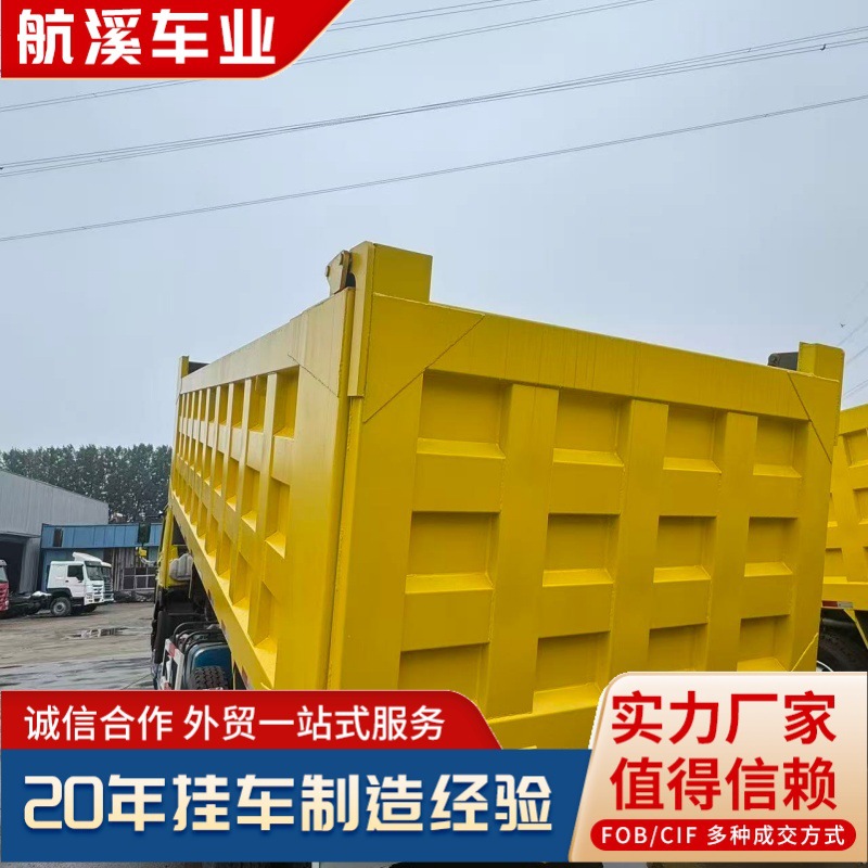 Selling Used Export Dump Trucks 371 375 Horsepower 6X4 Dump Trucks for Earthmoving Engineering and Transport Large Trucks