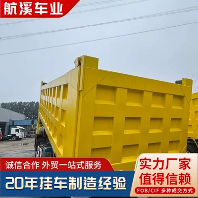Selling Used Export Dump Trucks 371 375 Horsepower 6X4 Dump Trucks for Earthmoving Engineering and Transport Large Trucks