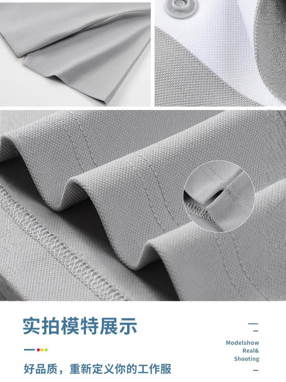 Camisas de polo personalizadas de verano de manga corta ropa de trabajo camiseta corporativa cultura camiseta de ropa impresa logo bordado