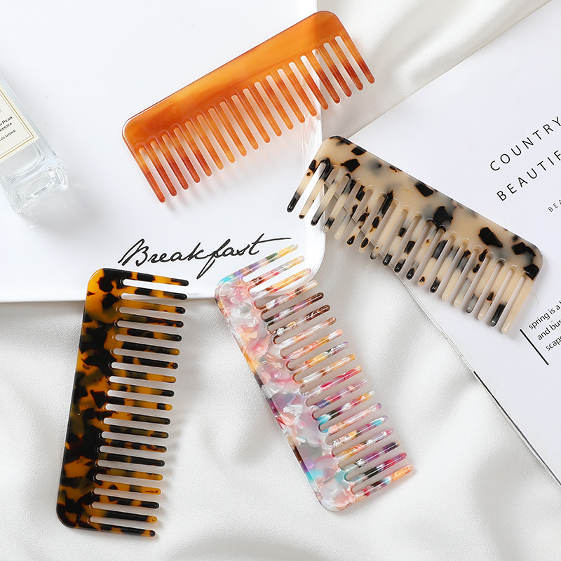 Casual Marble Acetic Acid Sheets Hair Combs display picture 2
