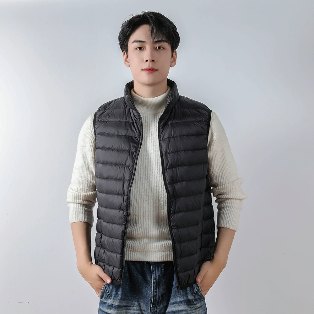 Velvet vest, down jacket, duck down, plus size