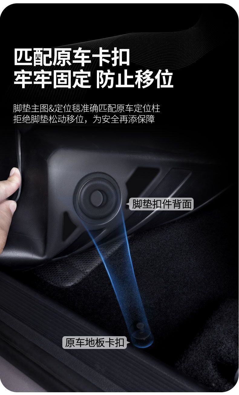 Car Floor Mats Custom Fit for All Car Models, Odorless, Non-Slip