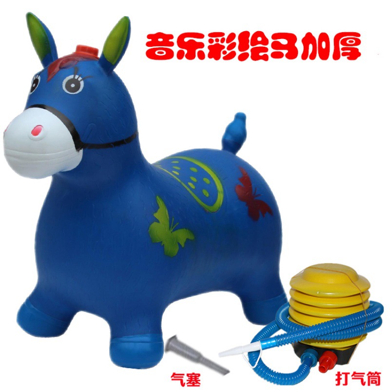 Royal blue musical color blue horse single
