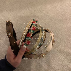 富家千金 復古小眾發箍女秋冬百搭外出顯臉小頭箍減齡髮飾品頭飾