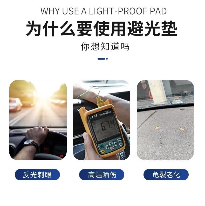 Upgraded and Thickened Sunshade Mat for Honda Crv Models 07-23, Dashboard Heat Insulation Mat, Hot-Selling Item