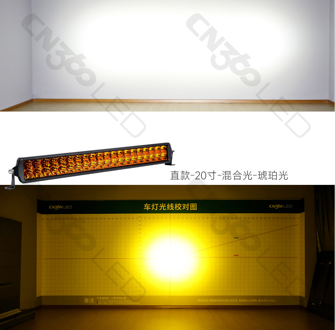 Cn360 49 Models of Long Strip Led Work Lights with High Power, Suitable for Retrofitting on Car Roof, Front Grille, Front Bumper, and Engine Hood