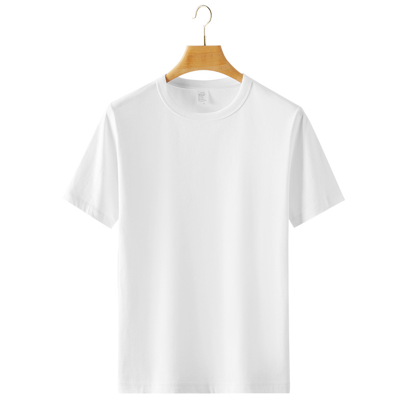 300gコットンTシャツ、白、半袖、丸首、秋冬、メンズ、トップス、ベースレイヤー、純綿、トレンドブランド、日本風、レトロ