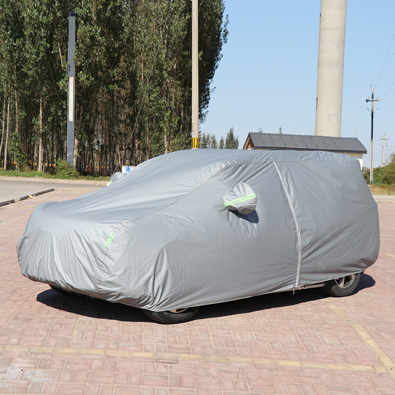 Car Clothing Full Cover Car Cover Velvet Thickened Car Clothing Car Cover Wholesale Cross-Border Sun Protection and Heat Insulation Carcover