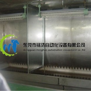 Galvanized sheet water curtain cabinet stainless steel material large painting table
