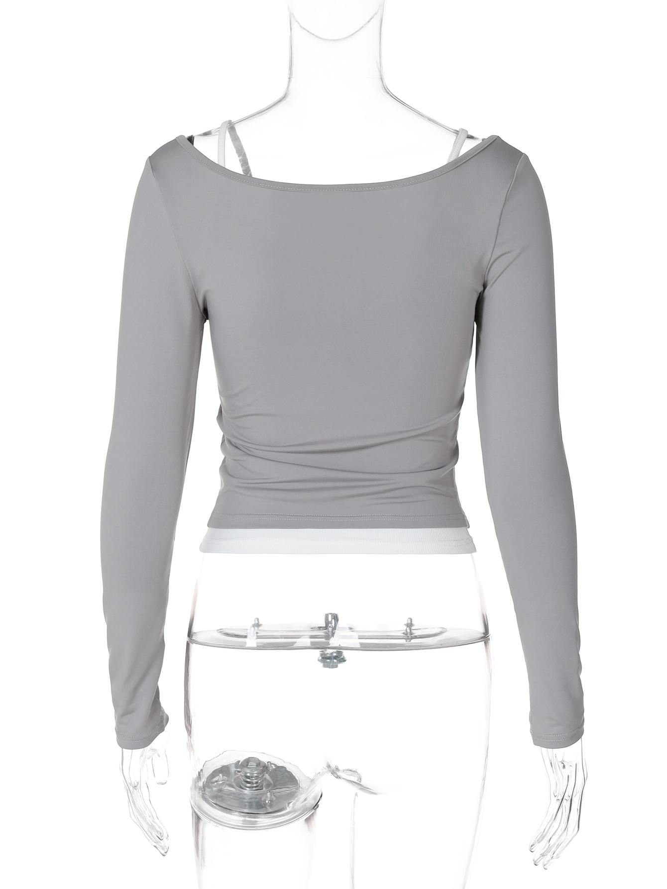 Damen Patchwork Strickjacke Und Tanktop Zweiteiler Herbst Design_voghion.com