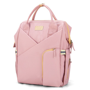 Cross-Border Mommy Bag Large Capacity Hot Mom Backpack Portable Waterproof Diaper Carry Milk Insulation Bag Dry and Wet Separation Fashionable