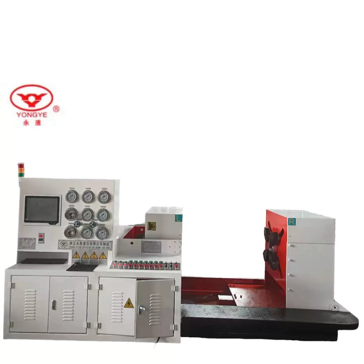 全自动PLC控制YFT-400平卧阀门压力试验机