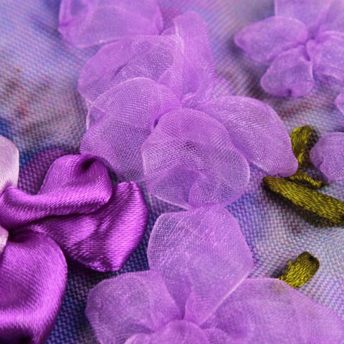 Oujin nianhua bordado de la cinta Fábrica Directa de impresión en color pintura colgante pintura triple sala de estar entrada pintura decorativa