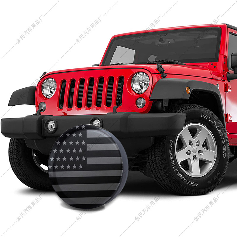 Suitable for Jeep Wrangler Sahara Hummer Toyota American Flag Spare Tire Cover Tire Cover