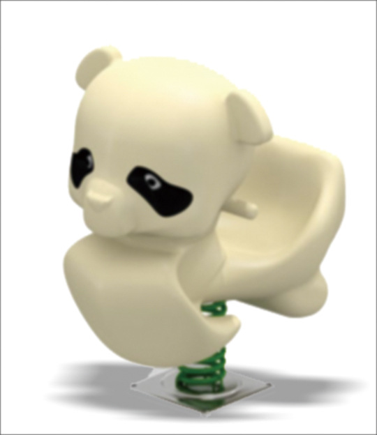 Caballo de Troya al aire libre caballo mecedora para niños individuales y dobles primavera de dibujos animados sacudiendo Yaole instalaciones de entretenimiento Balancín comunitario multifuncional