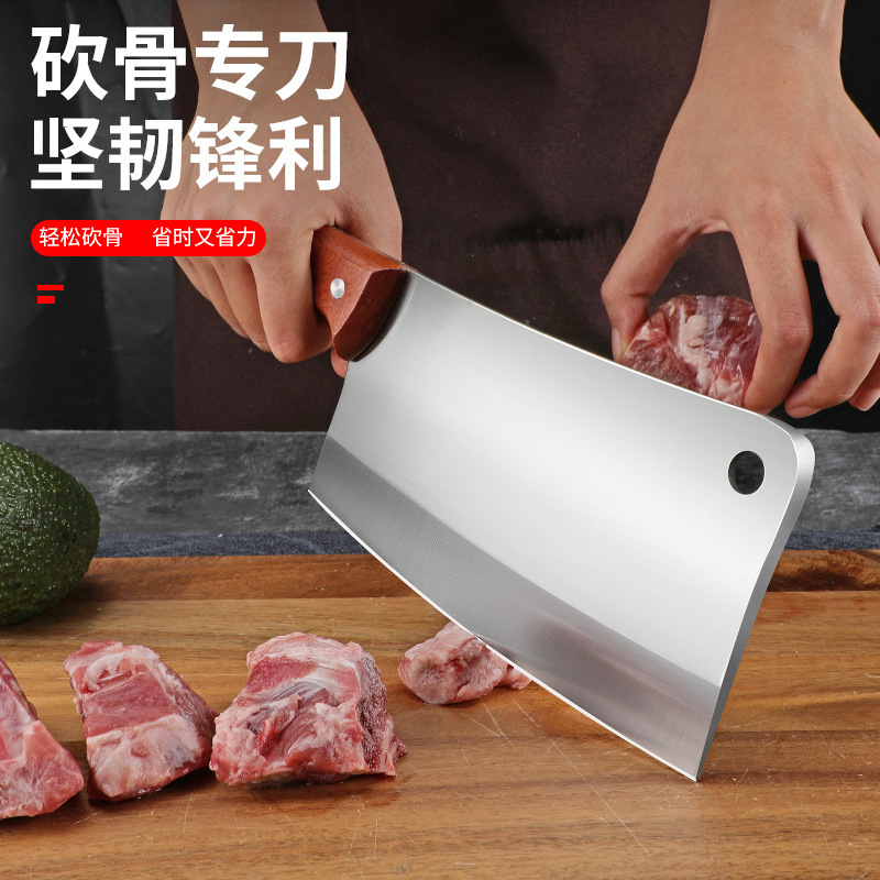 Cuchillo de cocina ultrarrápido afilado cuchillo de cocina de madera sólida cuchillo de cocina de acero inoxidable cuchillo de cocina cuchillo de cocina