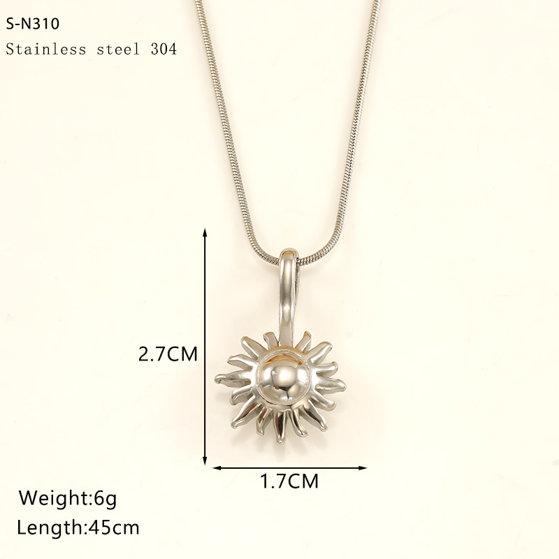 S-N310 (snake bone chain) steel color